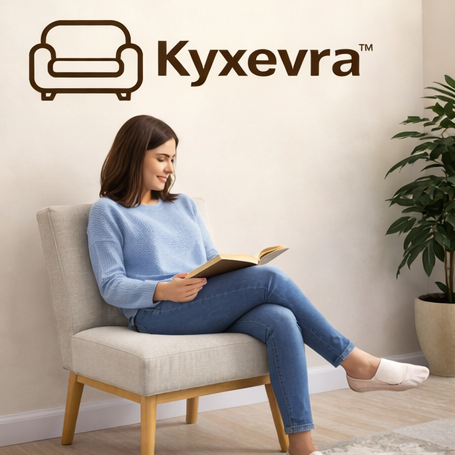 Kyxevra™ Mid-Century Modern Accent Chair – Stylish Living Room Seat
