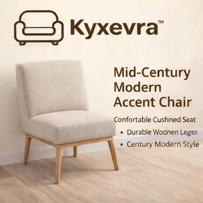 Kyxevra™ Mid-Century Modern Accent Chair – Stylish Living Room Seat