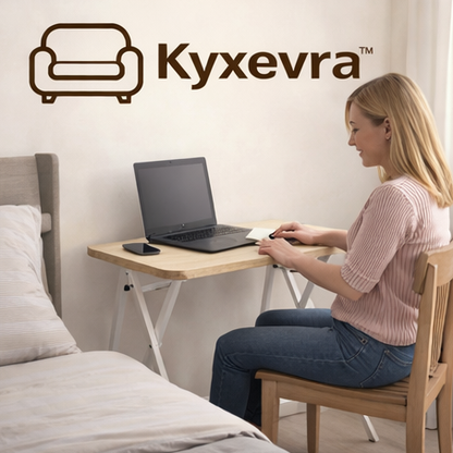 Kyxevra™ Foldable Side Desk – Portable Workstation for Home & Dorm
